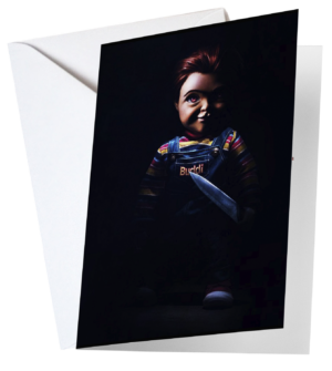 Chucky Buddi Horror Greeting Card - Limited Edition