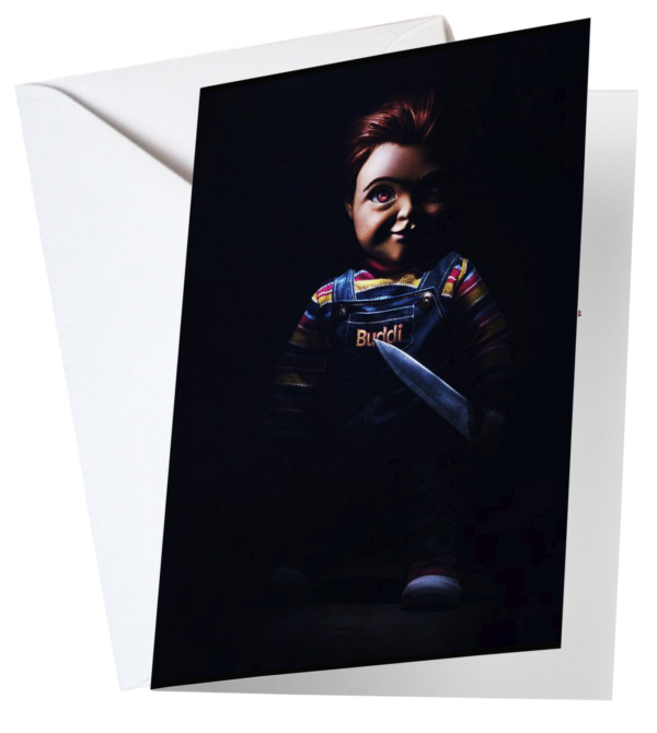 Chucky Buddi Horror Greeting Card - Limited Edition