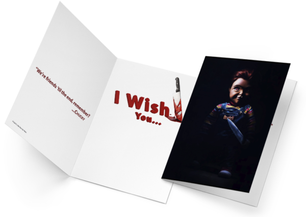 Chucky Buddi Horror Greeting Card - Limited Edition