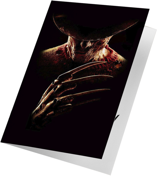 Freddy Krueger Horror Greeting Card - Limited Edition