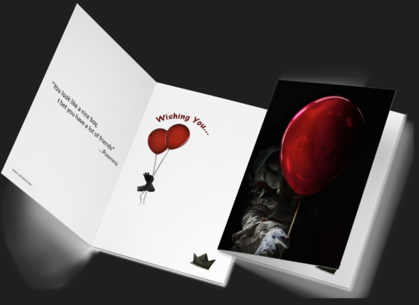 IT Horror Greeting Card - Limited Edition