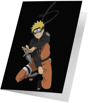 Naruto Uzumaki Action Greeting Card – Limited Edition