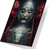 The Nun Horror Greeting Card - Limited Edition