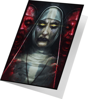 The Nun Horror Greeting Card - Limited Edition