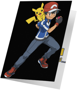 Ash & Pikachu Pokémon Greeting Card - Limited Edition