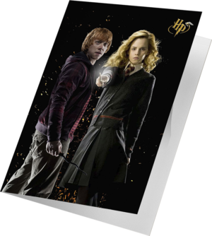 Ron & Hermione Magic Duo Greeting Card - Limited Edition