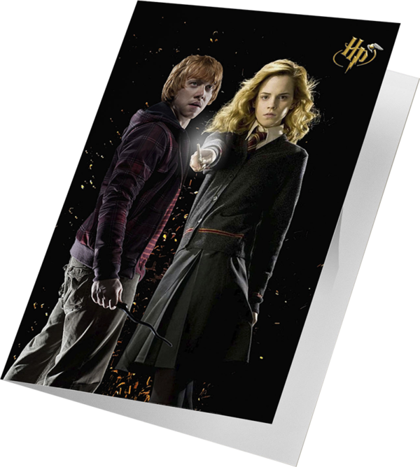 Ron & Hermione Magic Duo Greeting Card - Limited Edition