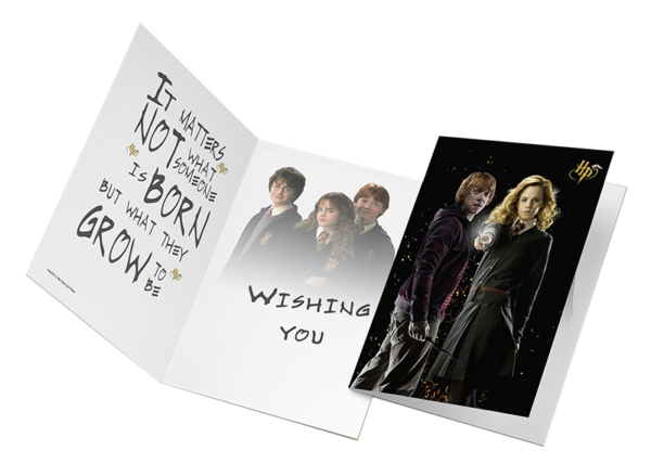 Ron & Hermione Magic Duo Greeting Card - Limited Edition