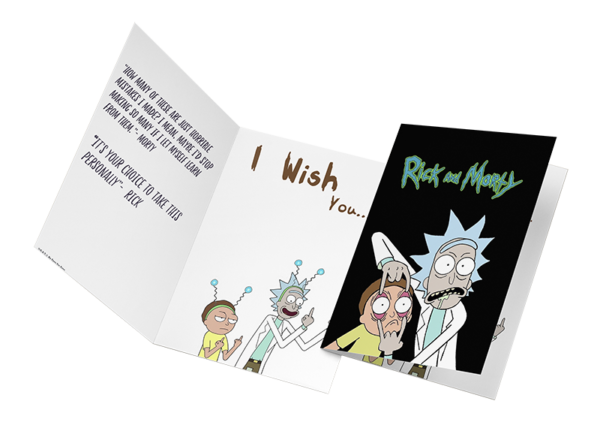Rick & Morty Chaos Greeting Card - Limited Edition