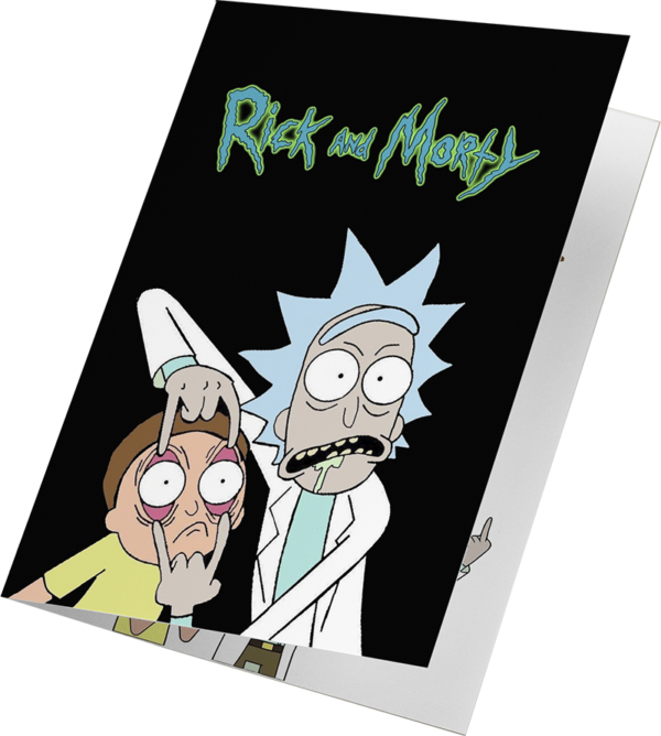 Rick & Morty Chaos Greeting Card - Limited Edition