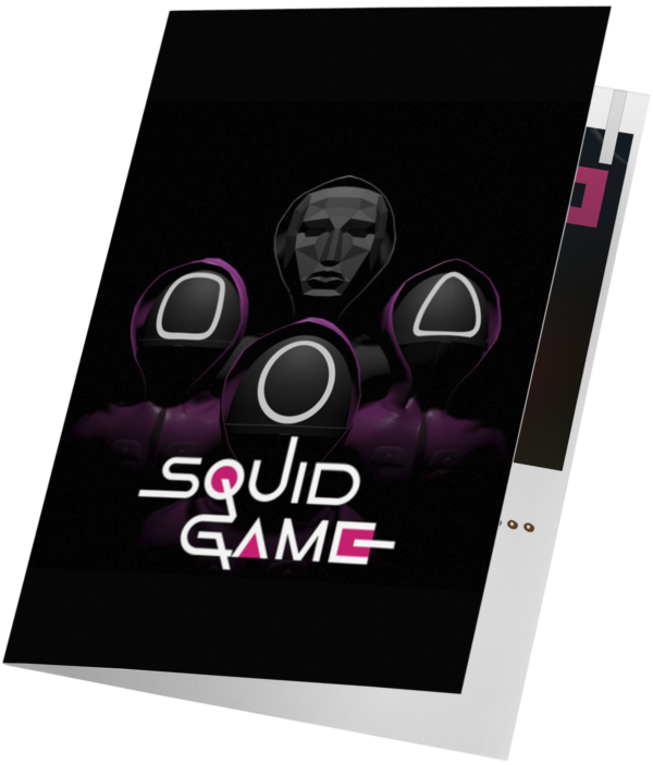 Squid Game Masked Guards Greeting Card - Limited Edition