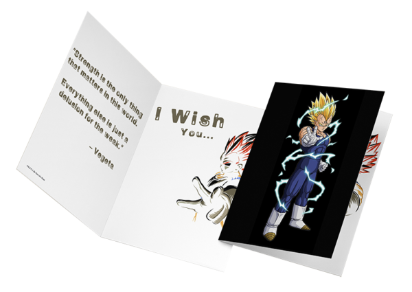Super Saiyan Vegeta Greeting Card - Limited Edition